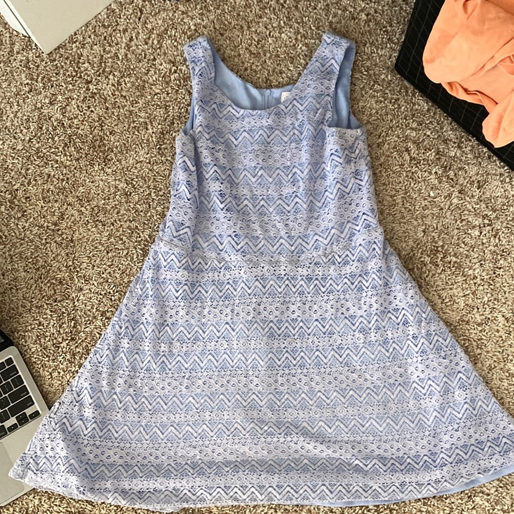 Purple blueish dress from the Childress place. USED